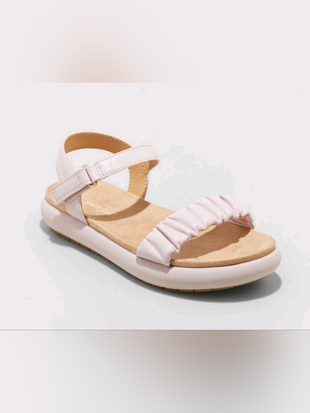 Girls' Aylabeth Slip-On Footbed Sandals - Cat & Jack™ Lavender 4